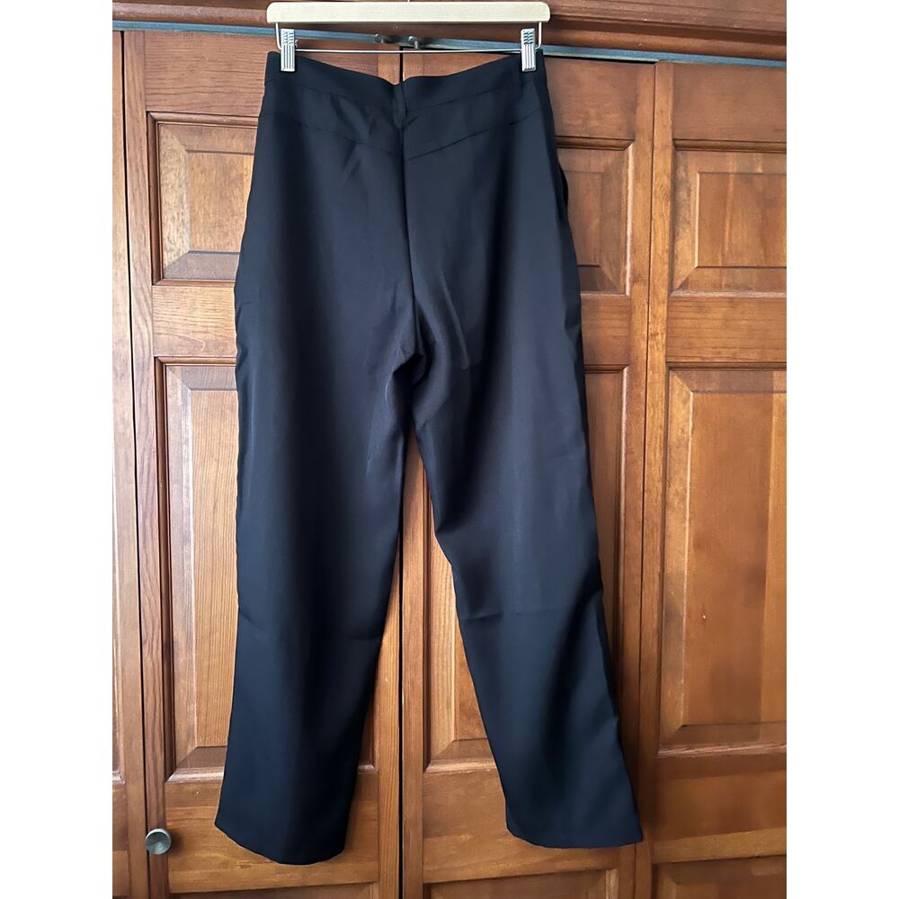 NWT Halara Women's High Waisted Pocket Straight Leg Work Pants Black Size M - Picture 7 of 14